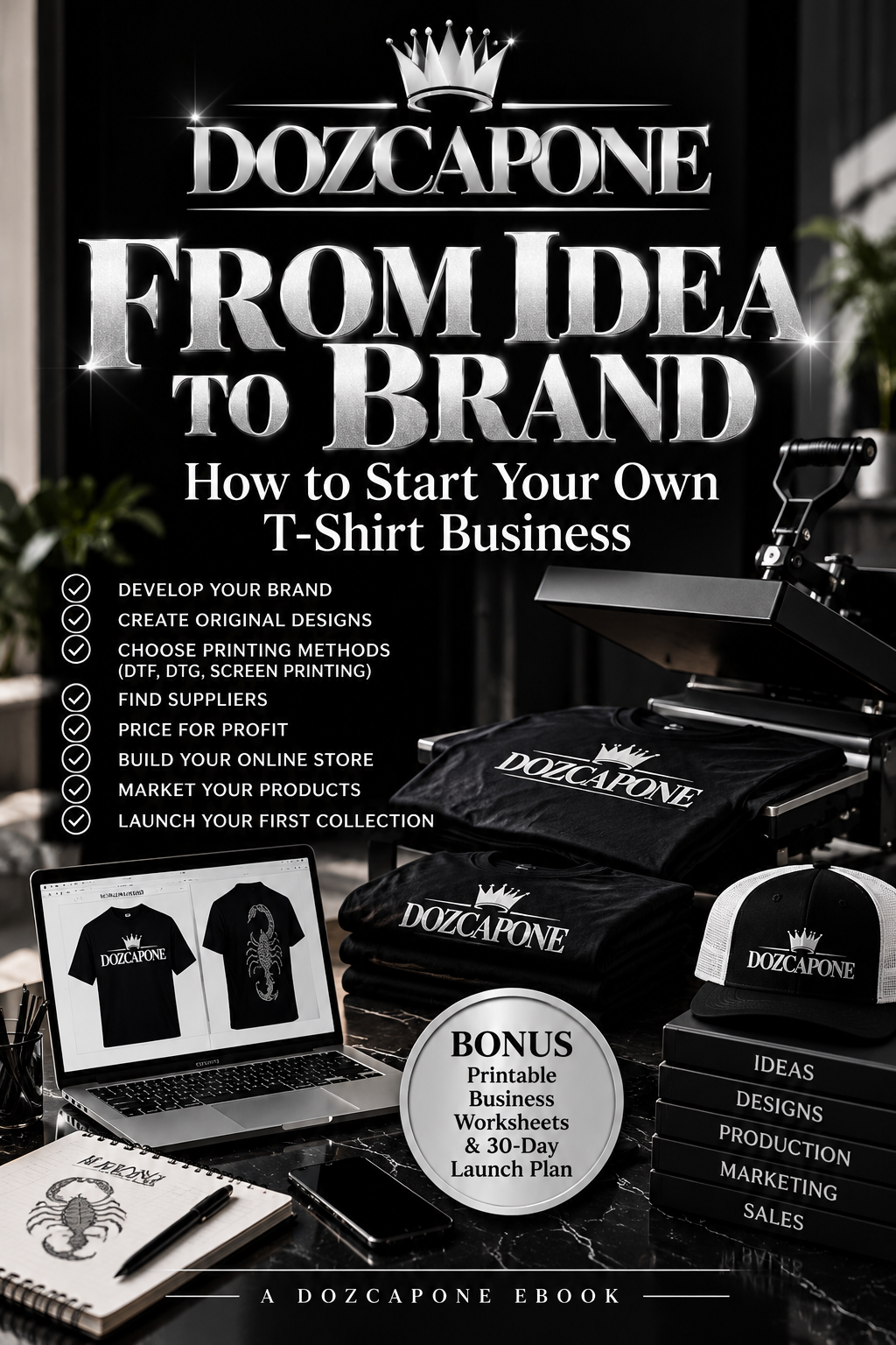 FROM IDEA TO BRAND: How to start your Own T-Shirt Business